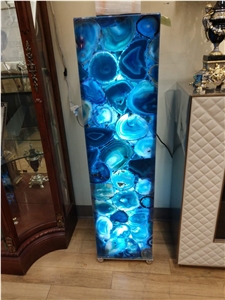 High Quality Luxury Backlit Agate Furniture