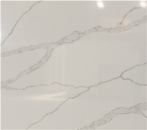 New Semi White Laza Quartz Slabs