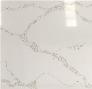 Semi White Verona Quartz Slabs