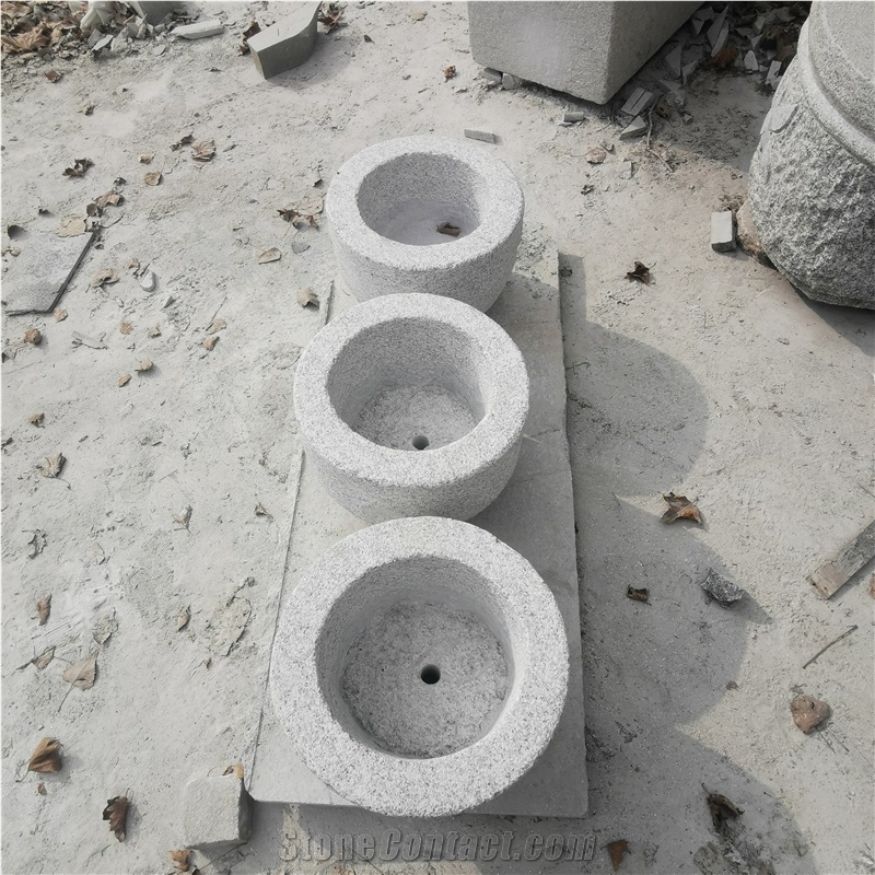 Garden Stone Flower Pot Vase Statue Flower Pot