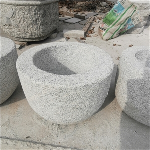 Garden Stone Flower Pot Vase Statue Flower Pot