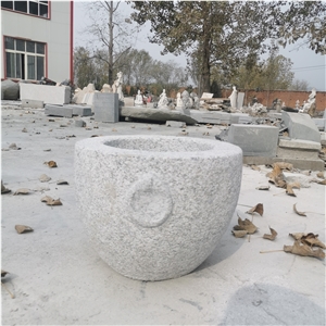 Garden Stone Flower Pot Vase Statue Flower Pot