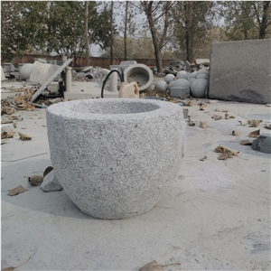 Garden Stone Flower Pot Vase Statue Flower Pot