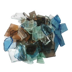 Thick 5mm Irregular Colours Glass Sheet