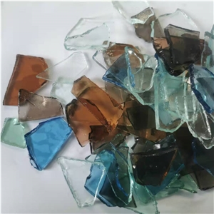 Thick 5mm Irregular Colours Glass Sheet