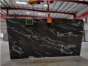Cosmic Black Granite Slabs