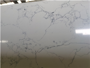 Carrara Artificial Marble Cultured Marble White