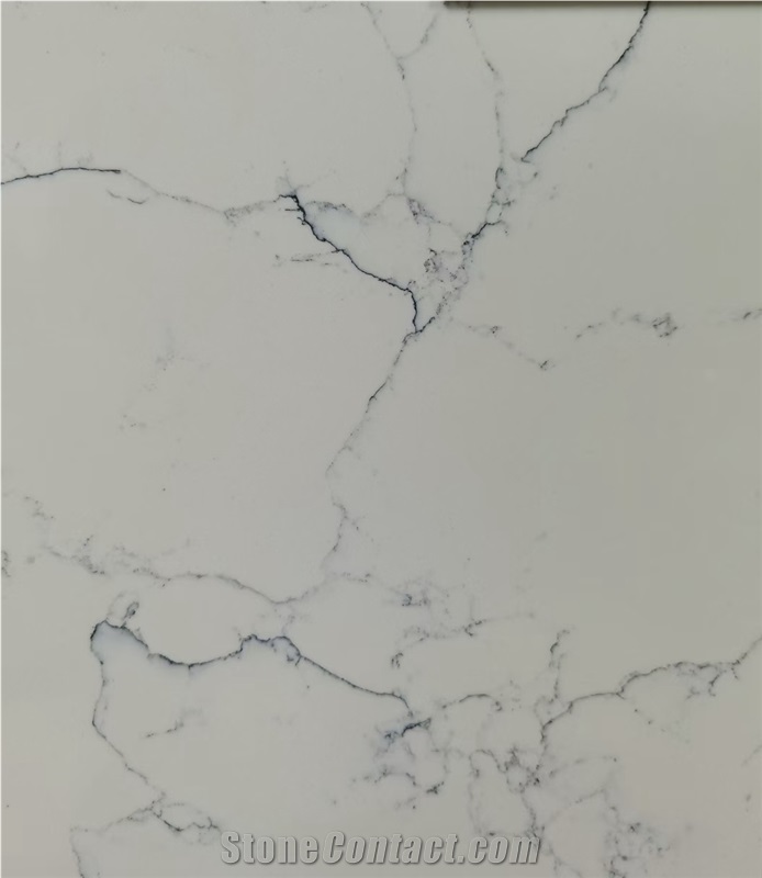 Carrara Artificial Marble Cultured Marble White