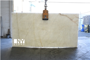 Golden Ice Onyx Slabs