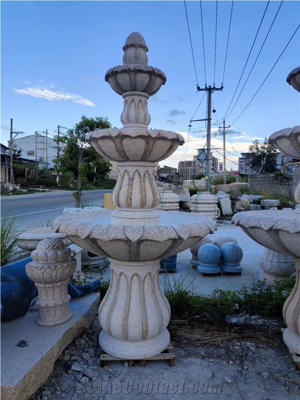 Natural Stone Garden Street Waterfall Fountain