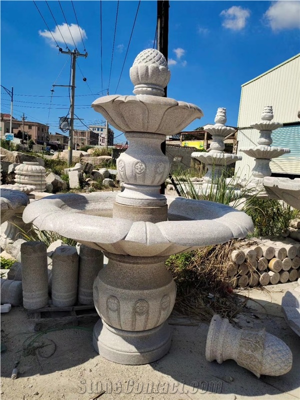 Natural Stone Garden Street Waterfall Fountain