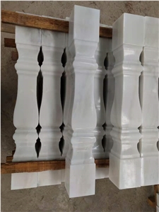 Natural White Marble Villa Balustrade Roman Column Natural White Marble Villa Balustrade Roman Column