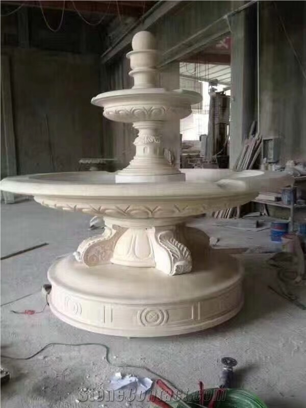 Top Granite Stone Sculpture Garden Water Fountain