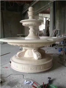 Top Granite Stone Sculpture Garden Water Fountain