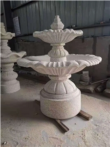 Top Granite Stone Sculpture Garden Water Fountain