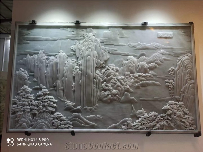 Top Quality Giftware Green Onyx Hall Wall Relief