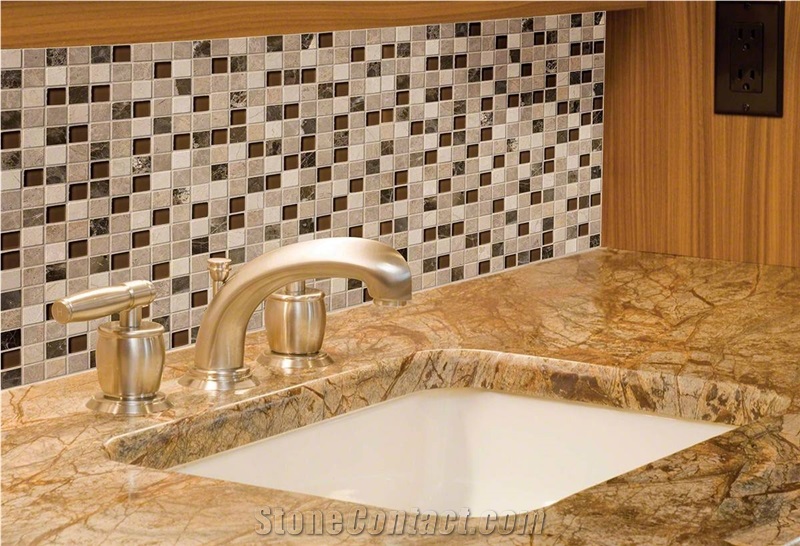 Emperador Light Marble Tiles & Slabs