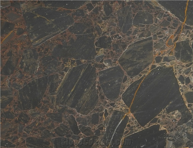 Persian Marshal Black Marble Tiles & Slabs