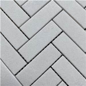 Crystal White Crystallized Nano Floor Mosaic