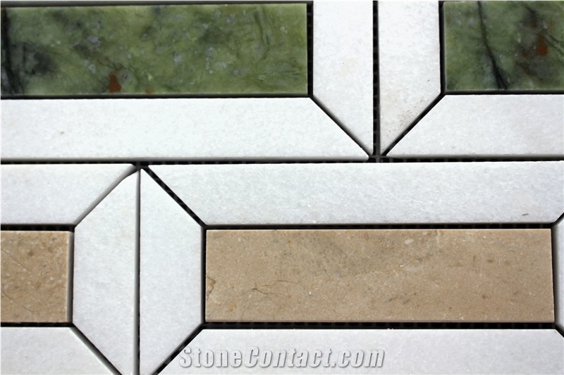 Geometry Square Marble Mosaic Walling Tile