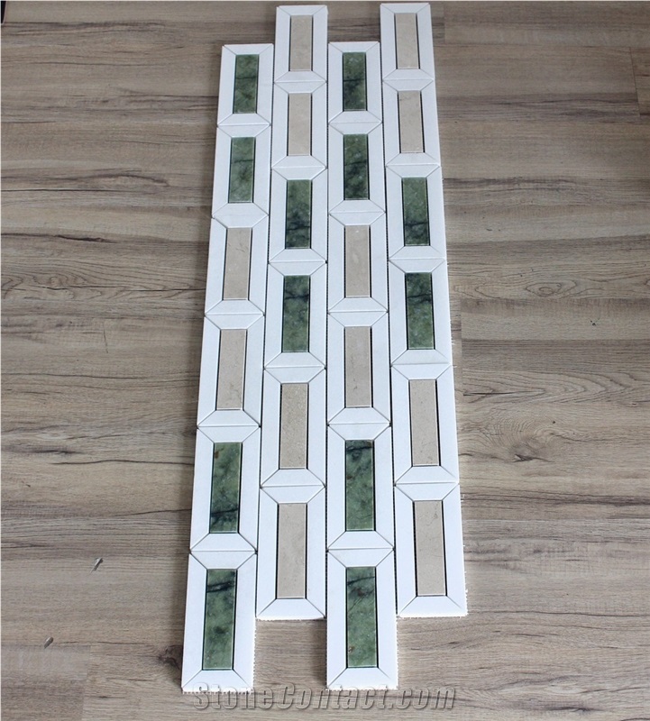 Geometry Square Marble Mosaic Walling Tile