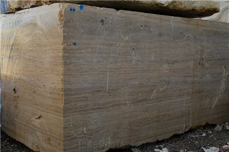 Cream Travertine Block