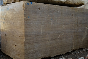 Cream Travertine Block