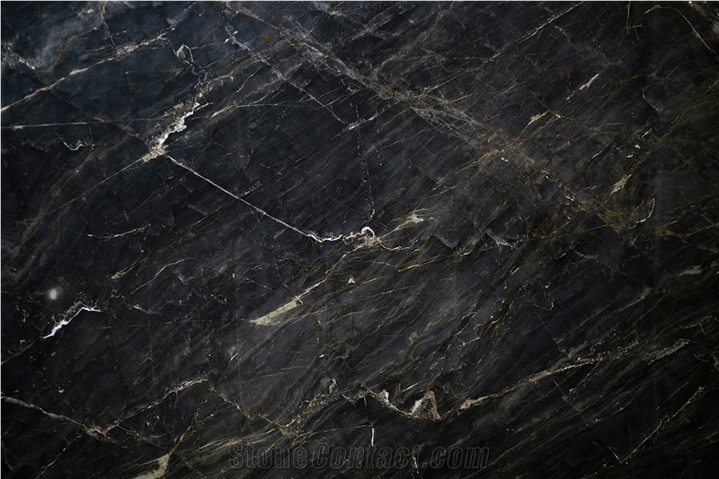 Golden Galaxy Marble