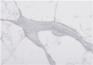 Artificial Marble Calacatta White Quartz Stone