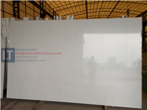 Jumbo Size Artificial Carrara Quartz Stone Slab