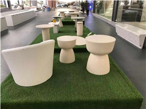 Beige Terrazzo Stone for Chairs