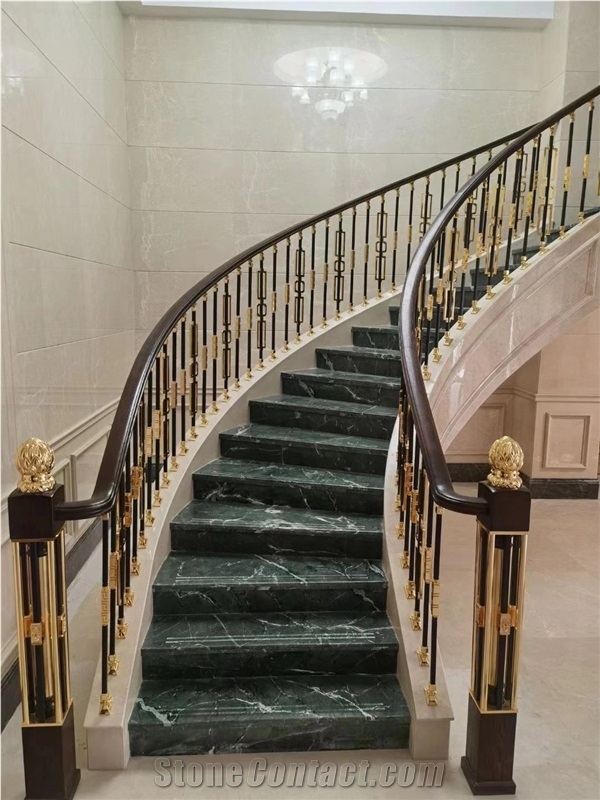 Empress Green Medium Marble Slab and Tile