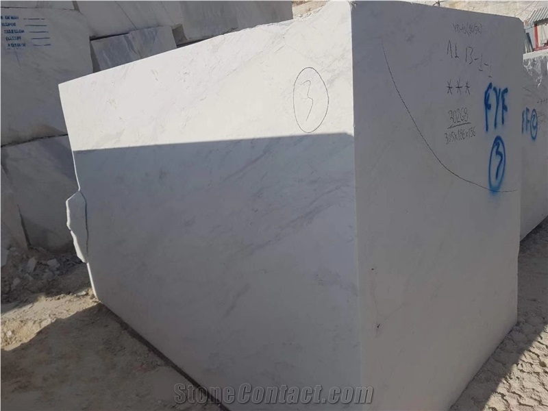 Jazz White Marble Block,Volakas Marble Block