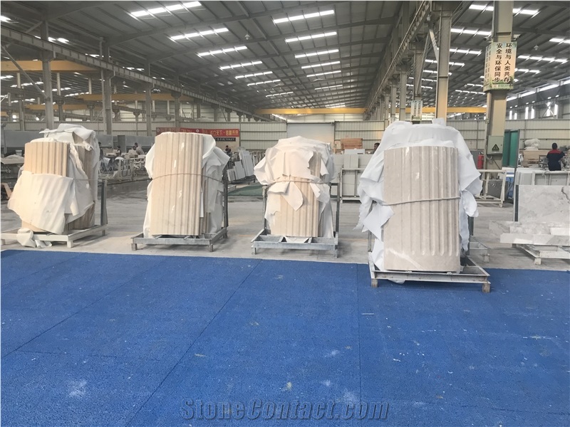 Marble Column Pillar Cladding for House Decoration