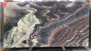 Purple Wave Kinawa Villet Marble Polished Slabs