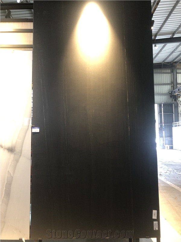 Super Thin Black Artificial Stone for Wall Tile