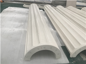 White Sand Beige Limestone Column Pillars