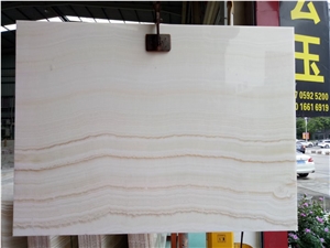 White Tiger Onyx Slab and Tile for Project