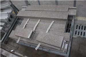 Wild Rose Granite Arc Panel,Cut to Size