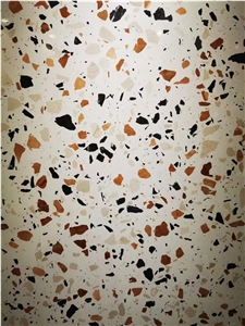 Yellow Terrazzo Floor Tile