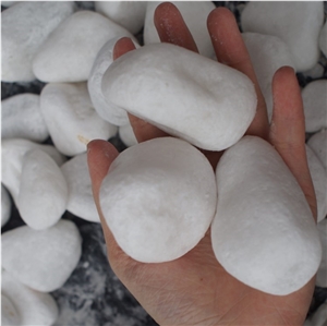 Natural White Pebble Stone from Viet Nam Natural White Pebble Stone from Viet Nam