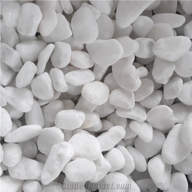 Natural White Pebble Stone from Viet Nam