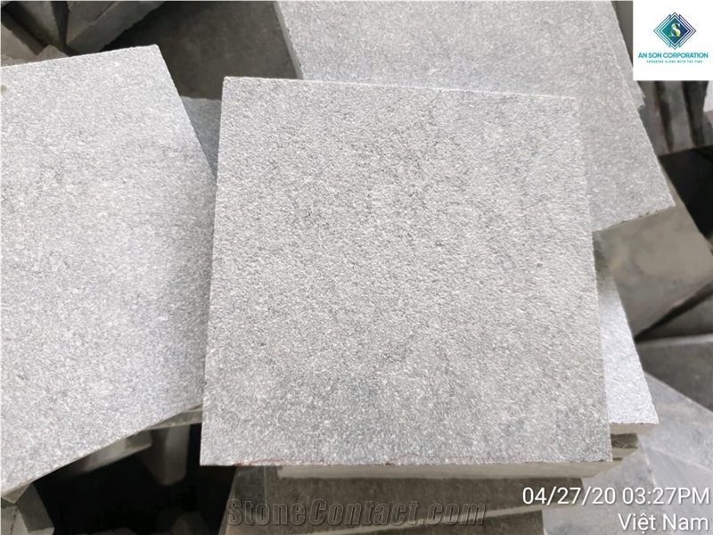 Sandblasted Grey Blue Stone Tiles