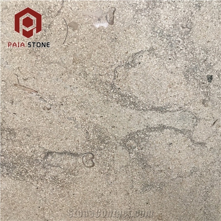 Angola Grey Limestone for Wall Cladding Design