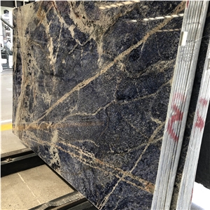 Luxury Beautiful Blue Granite Slabs For Background Wall