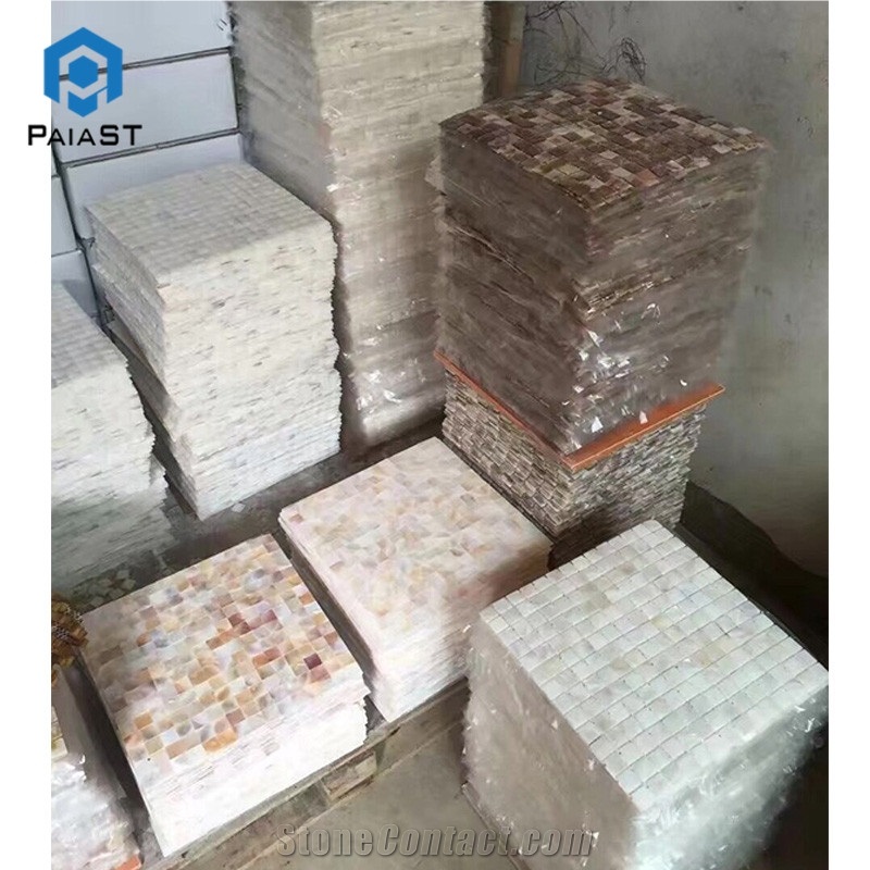 Beautiful Shell Mosaic Tiles for Interior Home
