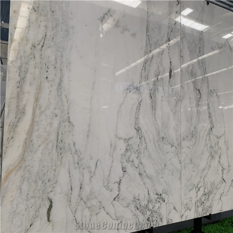 Bianco Faniello Marble For Hotel Background Wall