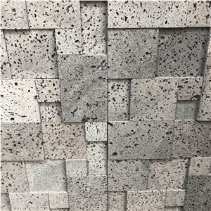 Black Basalt Cultured Stone Wall Covering Exterior