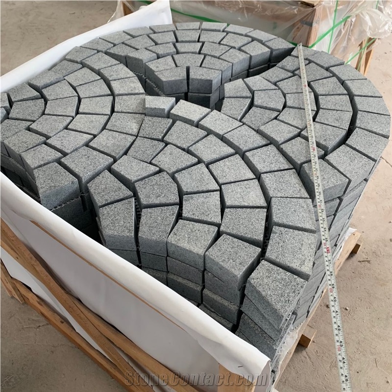 Black Granite Paving Stone for Driveway Tile