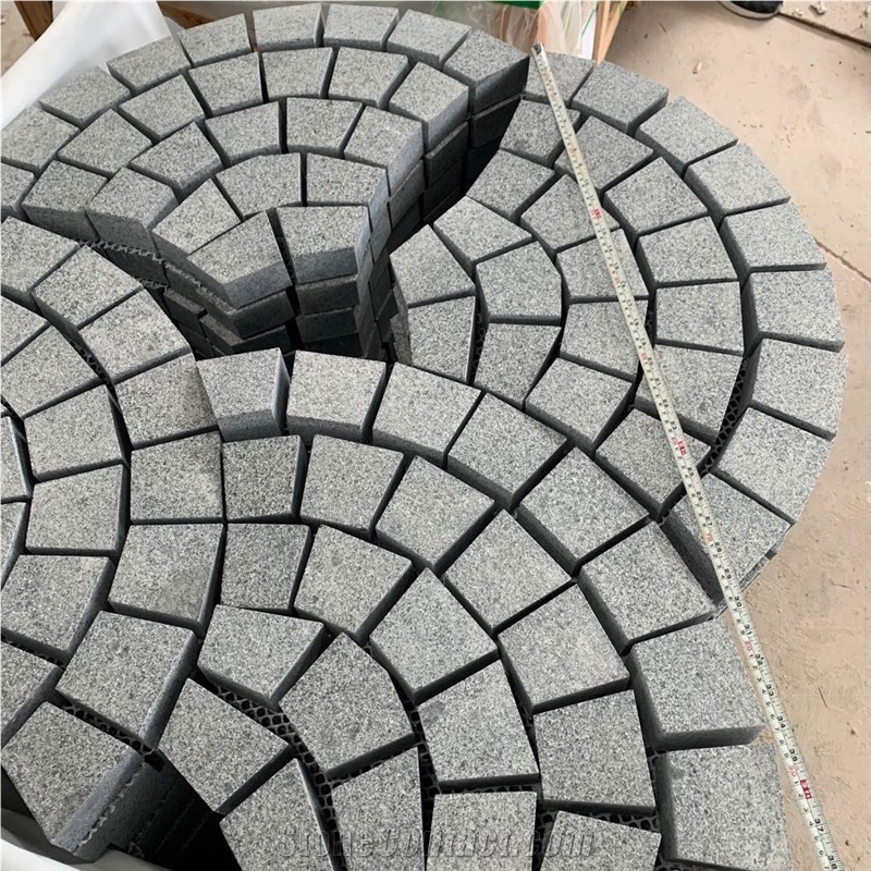 Black Granite Paving Stone for Driveway Tile